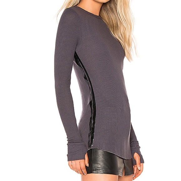 Michael Lauren Heart Top Long Sleeve Thumb Holes - Picture 2 of 8